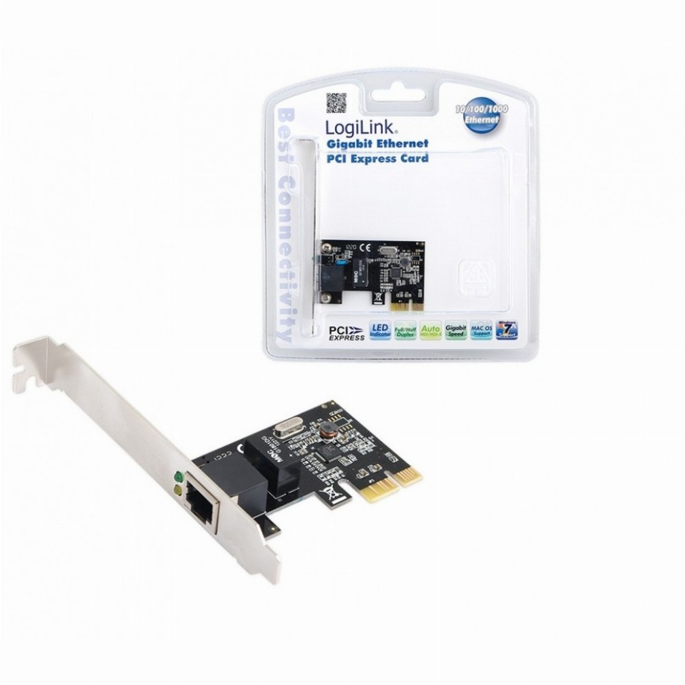 INTG 1Gb 1xRJ45 Logilink PC0029A |RTL8111F; PCIeX1 (PC0029A)