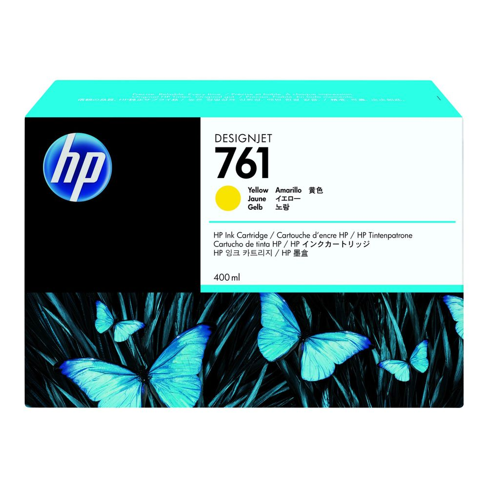 HP 761 - yellow - original - DesignJet - ink cartridge (CM992A)