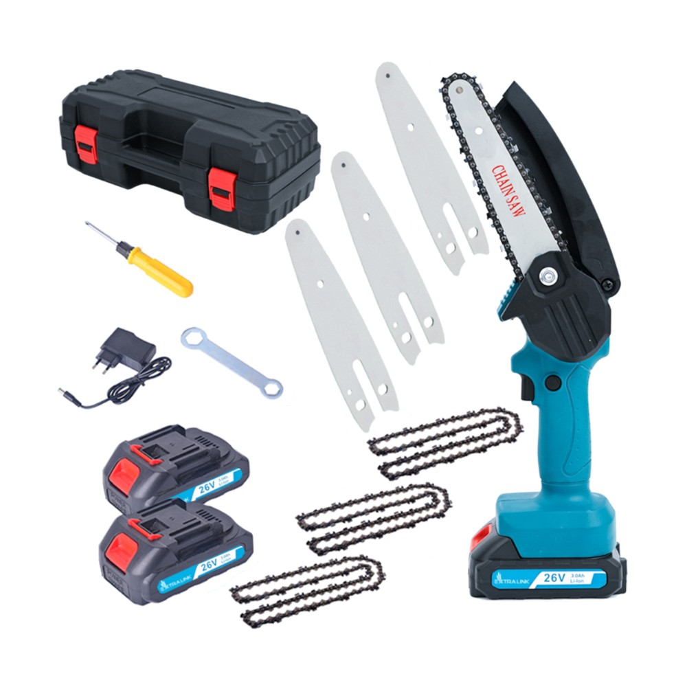 ExtraLink TM-107 Mini Akkumulátoros Láncfűrész (EX.30332)