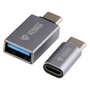 Комплект преходници от USB-C към MicroUSB и USB-A Yenkee FT0628