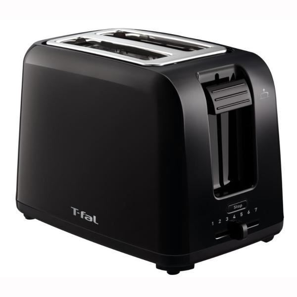 Tefal TT1A18 7 2 snede(n) 800 W Zwart, Roestvrijstaal