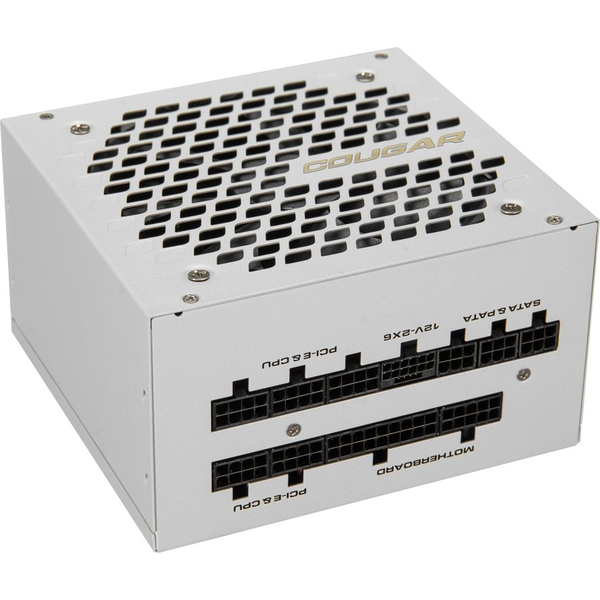 COUGAR GEXX2 1000 SNOW PSU,80 plus Gold, 1000W, Fully Modular, PCI-E 5.0 support, Color - WHITE