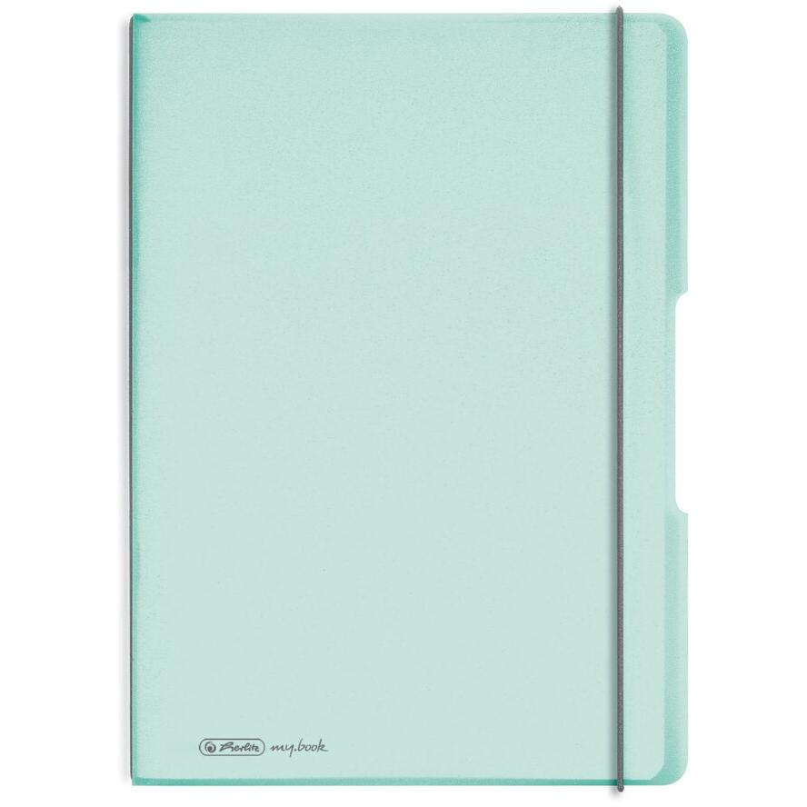 Herlitz Notizheft my.book flex A4 PP 2x 40Bl. kar/lin minze (11408655) (11408655)