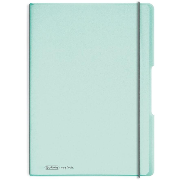 Herlitz Notizheft my.book flex A4 PP 2x 40Bl. kar/lin minze