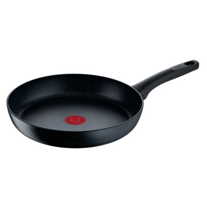 Тиган Tefal Black Stone, С незалепващо покритие, Алуминий, Титан, 28 см, Черен