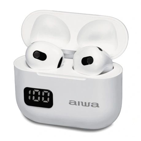 Слушалки Aiwa ETWS-150 — ETWS-150WT, бели