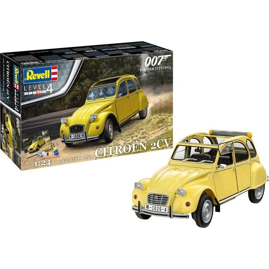 Revell Gift Set - Citroen 2CV James Bond 007 For Your Eyes Only (05663) (REV-05663)