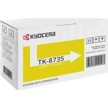KYOCERA TK-8735Y tonerpatron 1 stk Original Gul
