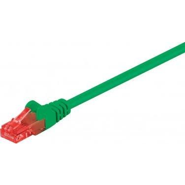  Goobay Wentronic Goobay CAT 6 Patch Cable, U/UTP, green, 3 m - CCA coppergemisch (68410)