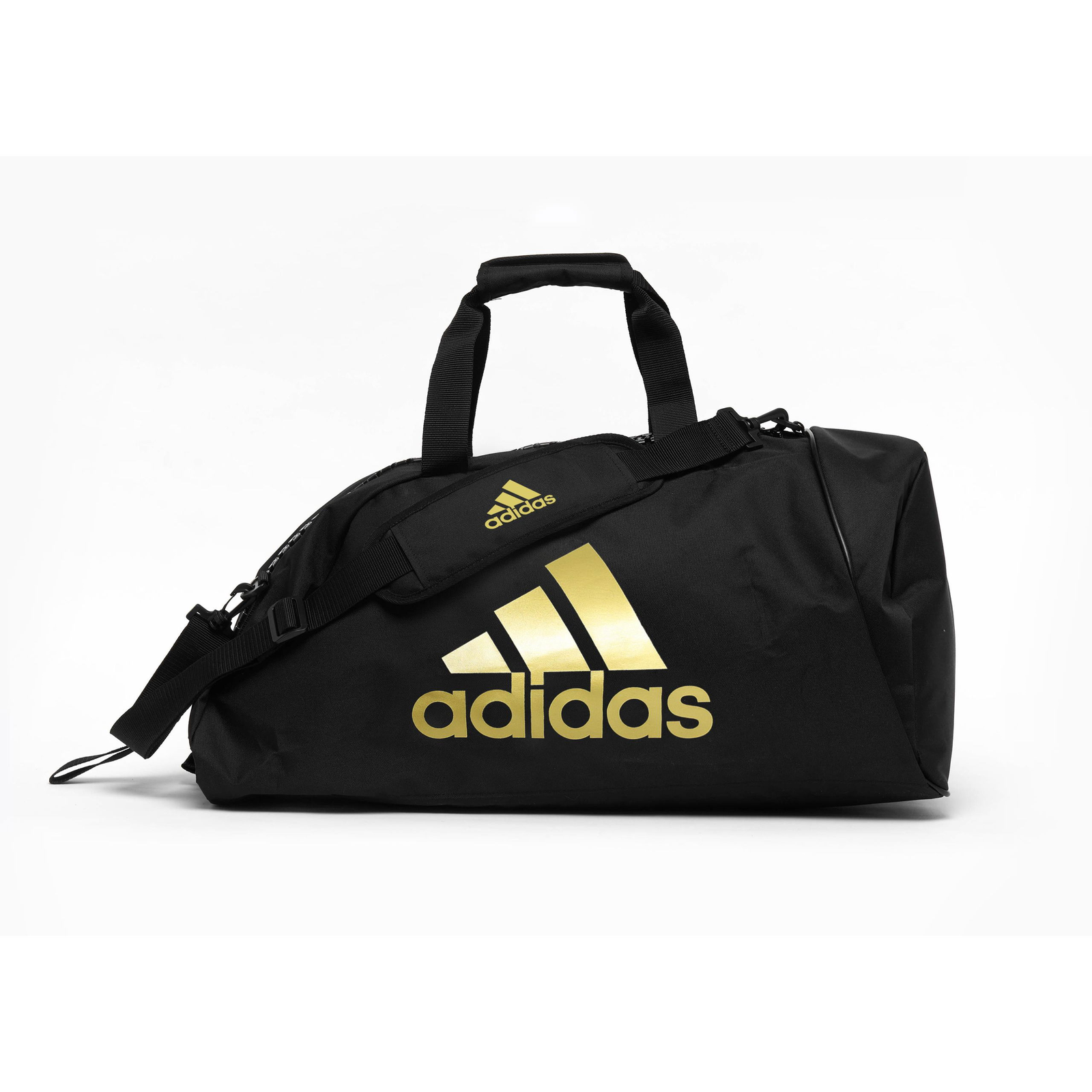 Adidas 2in1 Bag Polyester Combat Sport fekete/arany (ADIACC052CS-90350-M)
