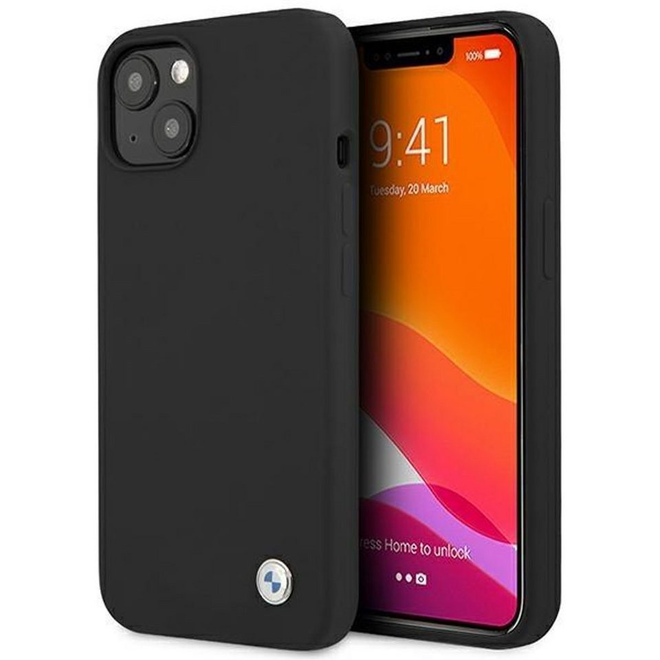 BMW Signature Apple iPhone 13 mini Tok - Fekete (BMHCP13SSILBK)
