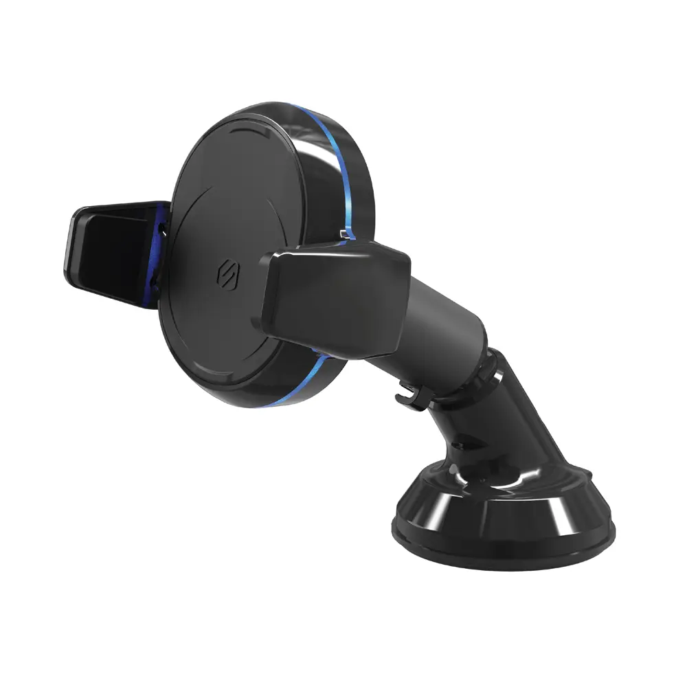 Scosche MagicGrip Autós vezeték nélküli töltő - Fekete (10W) (MGQWDDP-XTET)
