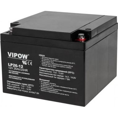 Vipow Akumulator 12V/26Ah (BAT0270)