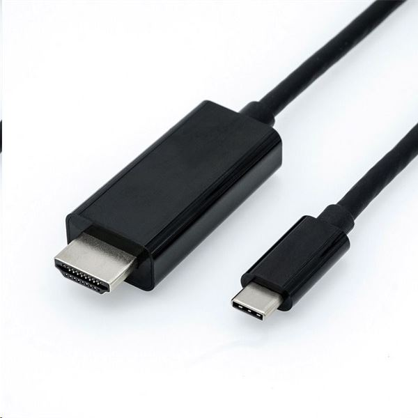 Roline USB C 3.1 - HDMI M/M adapter 1m kábellel  (11.04.5840-10) (11.04.5840-10)