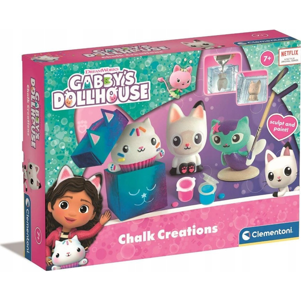 Set Creativo Clementoni Casa De Muñecas Gabby Figuras De Amigos