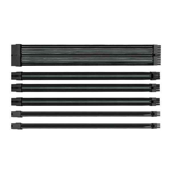 Thermaltake TtMod Sleeve Extension Cable Space grey/Black, Cable