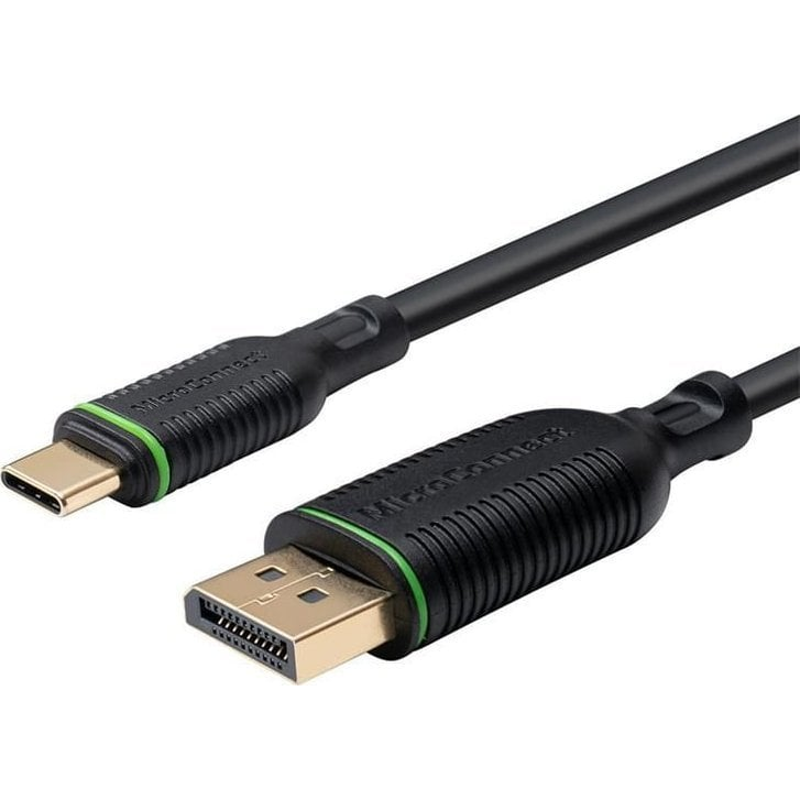 Adapter USB MicroConnect MC-USBCDP2 adapter kablowy 2 m USB Type-C DisplayPort Czarny