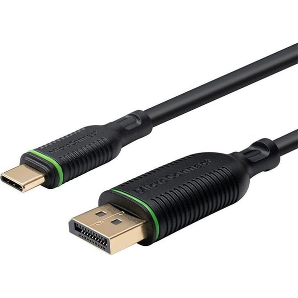 Adapter USB MicroConnect MC-USBCDP2 adapter kablowy 2 m USB Type-C DisplayPort Czarny