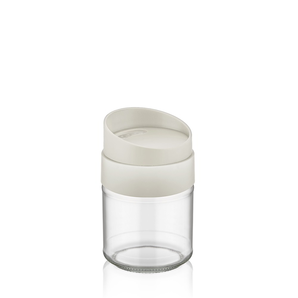 Iris C-00160 Garda Üveg Fűszerszóró 212ml - Fekete / Szürke / Elefántcsont (C-00160)