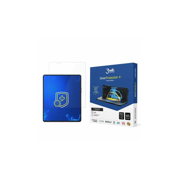 3MK Silver Protect+ Samsung Galaxy Z Fold 3 5G készülékhez Wet-Install antimikrobiális kijelzővédő