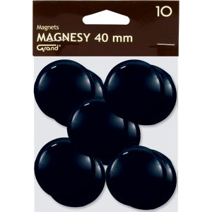 Táblamágnes Grand 40 mm Fekete (KWTR0236)
