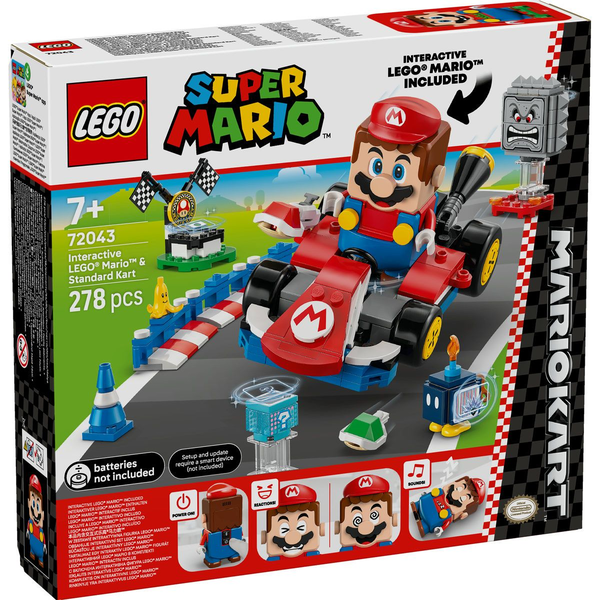 LEGO Super Mario 72043 Figurka Maria a Standardní motokára