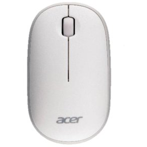 Acer Wireless Bubble Mouse - AMR100 White (Retail pack) ratón Universal Ambidextro RF inalámbrico Óptico 1600 DPI