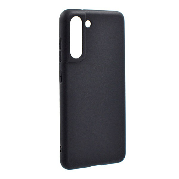Szilikon telefonvédő (matt) FEKETE [Samsung Galaxy S21 FE (SM-G990)] (5996591084855)