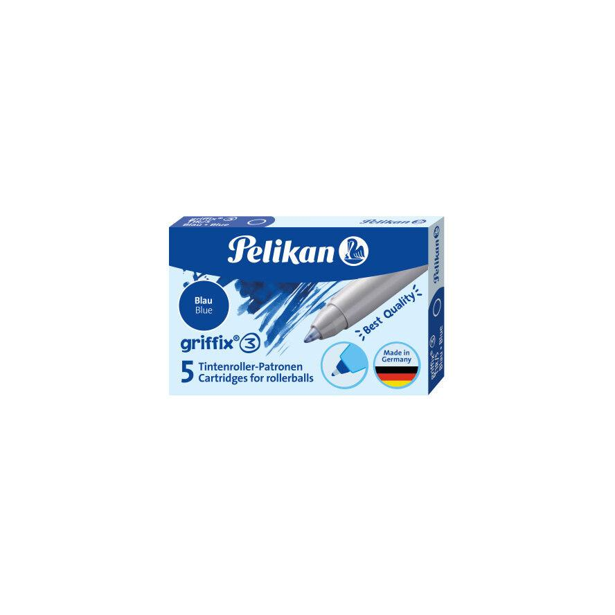 Pelikan Tintenschreiberpatronen T1R/5 blau FSC 5 Stück (960567) (960567)