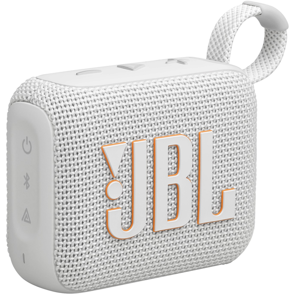 JBL GO 4 fehér hordozható Bluetooth hangszóró
