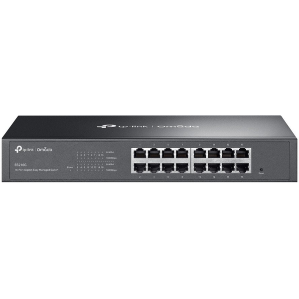 TP-Link Omada ES216G netværksswitch Administreret L2 Gigabit Ethernet (10/100/1000) Sort