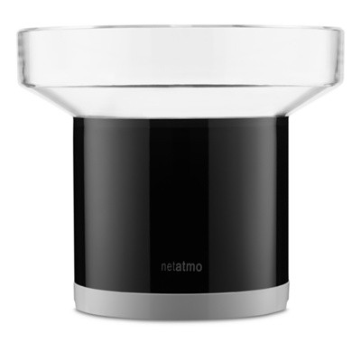 Netatmo NRG01-WW regnmåler 10 cm Trådløs Sort
