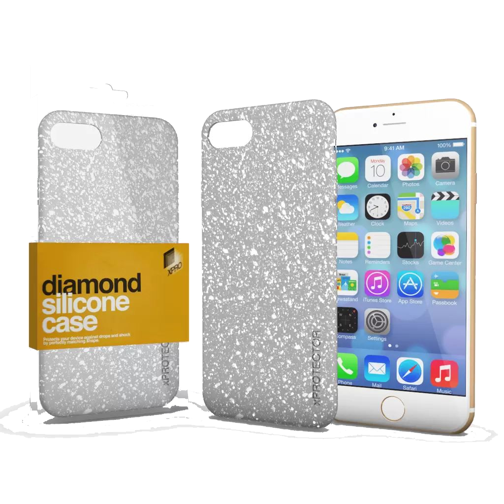 Xpro Diamond Samsung A22 4G hátlaptok, ezüst (124317) (XP124317)