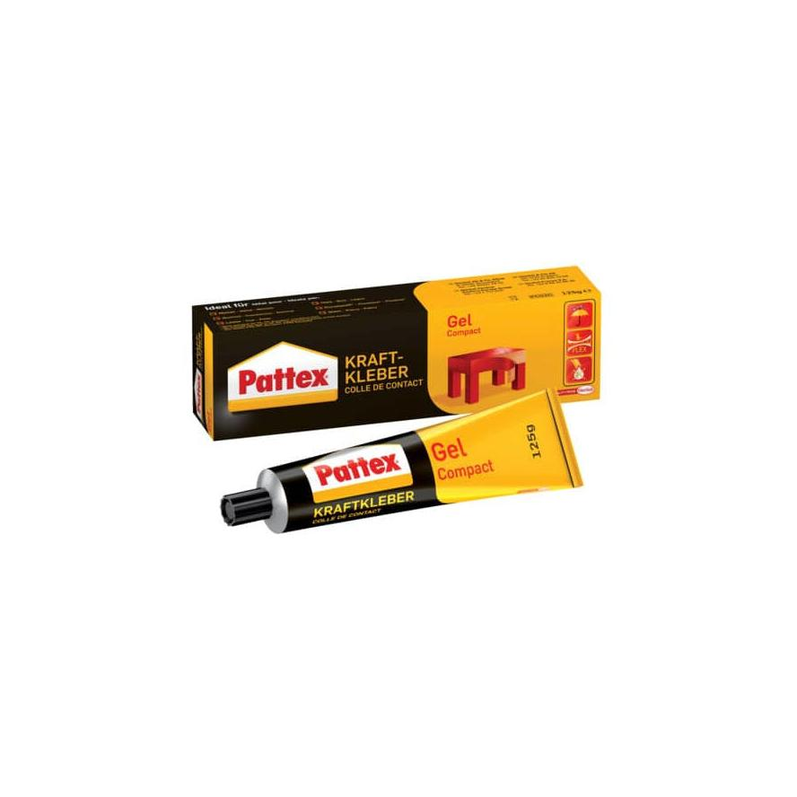 Pattex Kraftkleber Compact, Kontaktkleber, Gel, Tube, 125g (9H PCG2C) (9H PCG2C)