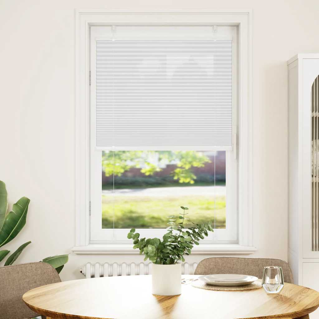 pliszírozott redőny Fehér 70x150 cm szövetszélesség 69,4 cm (4015494)