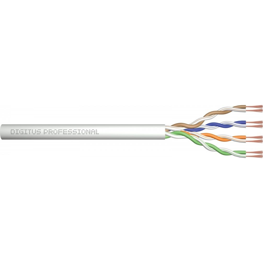 Inštalačný kábel kat.5e U/UTP Eca AWG 24/1 50m sivý Digitus DK-1511-V-05