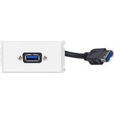 Vivolink WI221279 presa energia USB Bianco