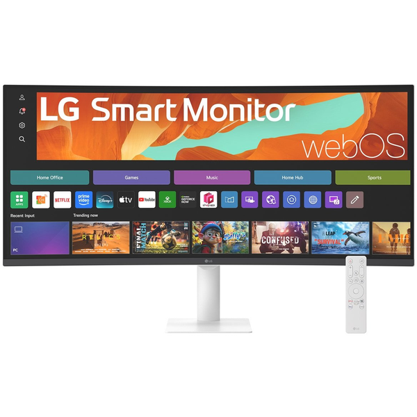 LG 34U601SA-W Monitor PC 86,4 cm (34") 3440 x 1440 Pixel Dual WQHD LCD Bianco