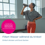 Brita Fill & Go Active Vízszűrő kulacs 0,6L Türkiz + 2db MicroDisc filter