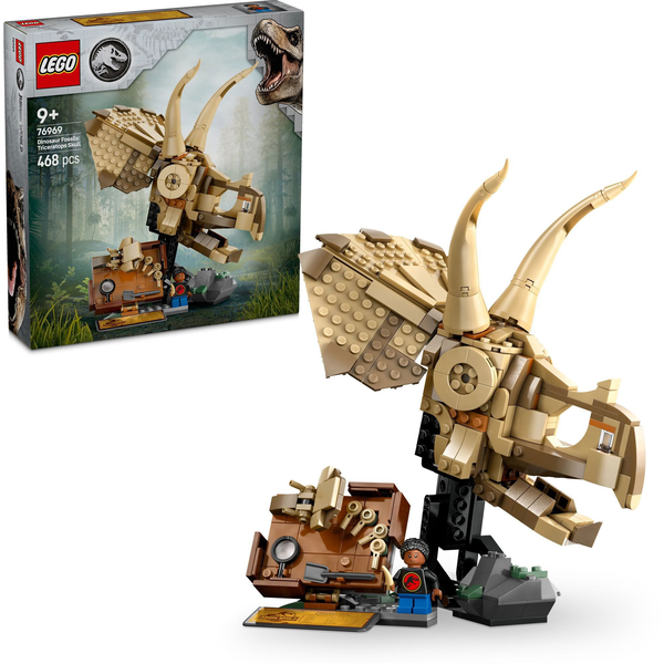 LEGO® Jurassic World  76969 Dinómaradványok: Triceratops-koponya