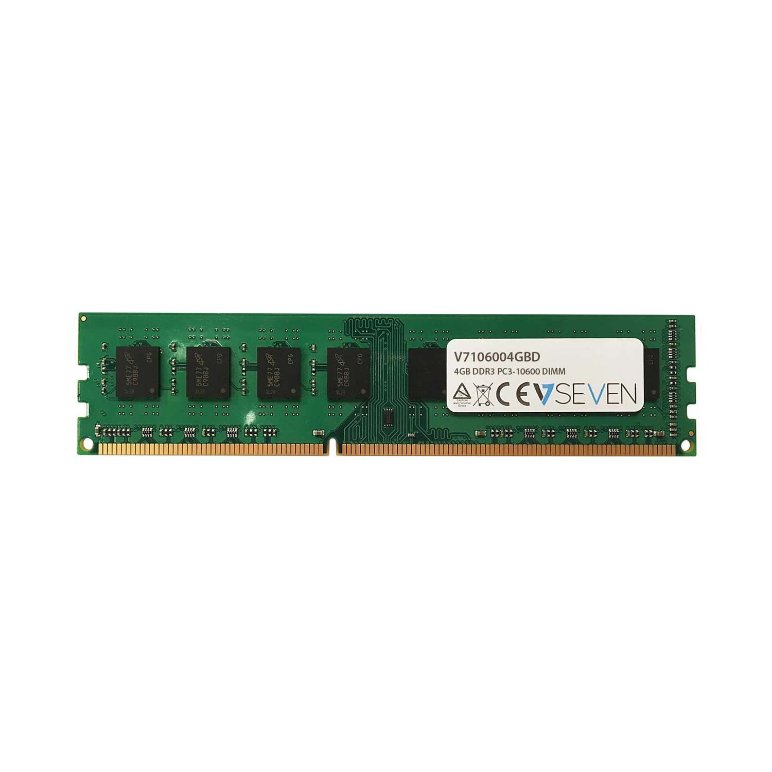 V7 4GB DDR3 1333 MHz memóriamodul DIMM (V7106004GBD)