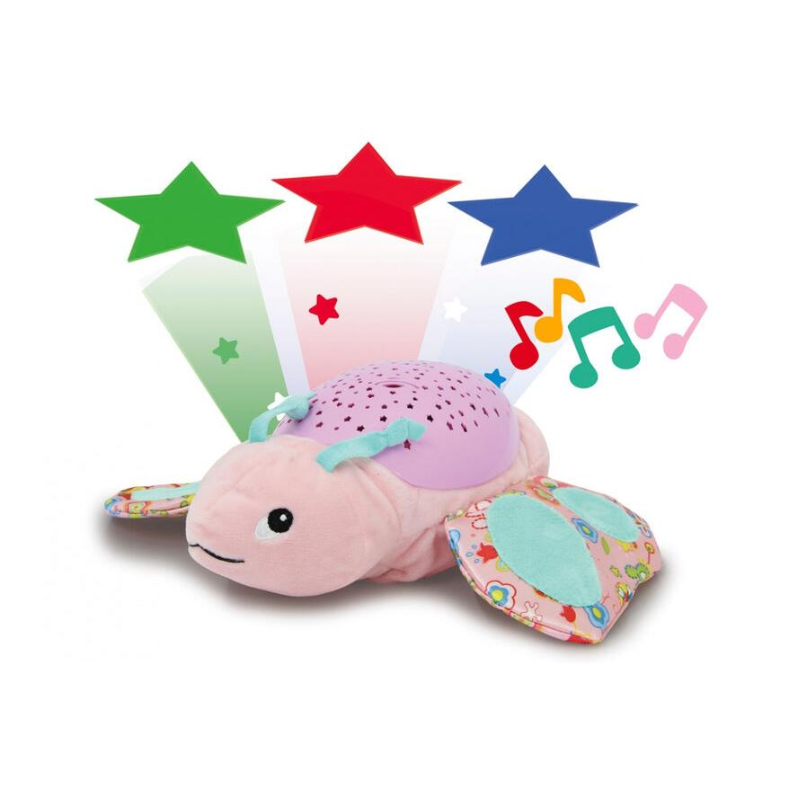 Jamara Dreamy LED csillagvetítő zenélős projektor plüss teknős Éjjeli fény (460433)