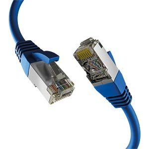  EFB EFB Netzwerkkabel CAT8.1 S/FTP PIMF 40GB Ethernet Kupfer 0,25m blau