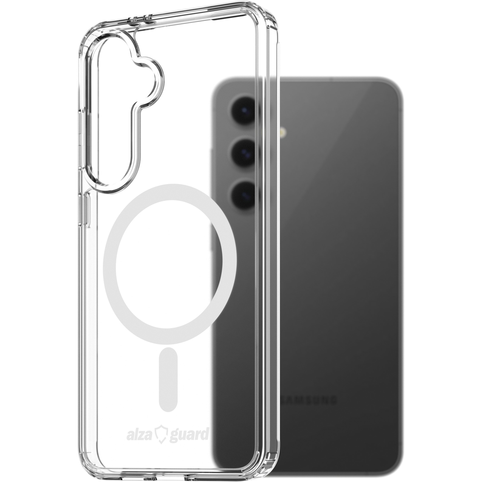 AlzaGuard Crystal Clear Samsung Galaxy S24 FE MagSafe TPU tok (AGD-PCMT38Z)