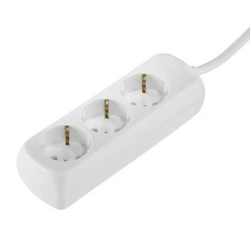 Hama 00030569 Hálózati elosztó 3 részes Fehér Védőérintkezős 3m (h00030569)