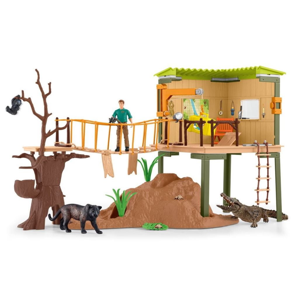 Schleich Wild Life kalandállomás figura készlet (42507) (sch42507)