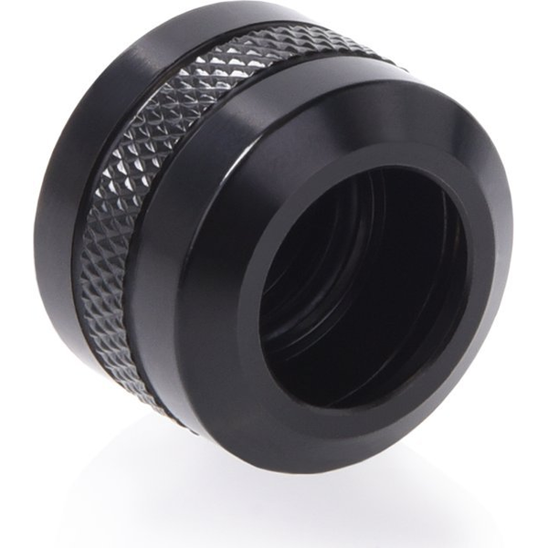 Eiszapfen PRO 13mm HardTube Fitting G1/4 - Deep Black (schwarz (matt), für Acrylrohre, Messingrohre, Carbonrohre)