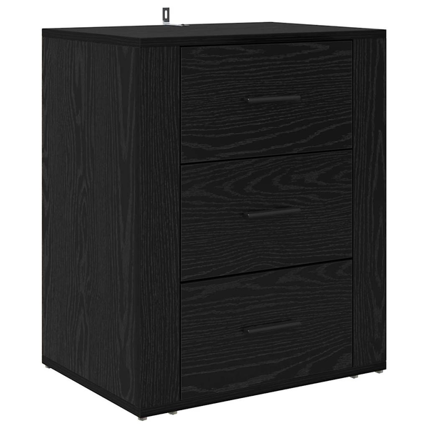 Dulap de noapte Stejar negru 50 x 36 x 60 cm Lemn compozit