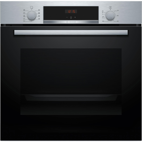 Bosch Serie 4 HBA534ES3 ovn 71 L 3400 W Sort, Rustfrit stål