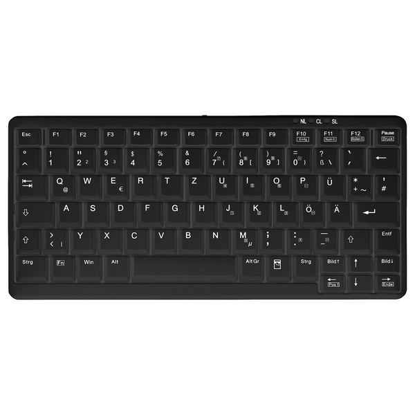 Contour Design Active Key AK-4100-U tastatur Industriel USB Tysk Sort